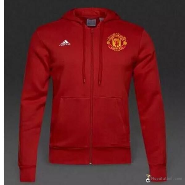 Sudaderas Con Capucha Manchester United 2016/17 Rojo